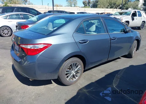 2016 Toyota Corolla Le Plus из США, поврежденный, VIN 5YFBURHE1GP520323